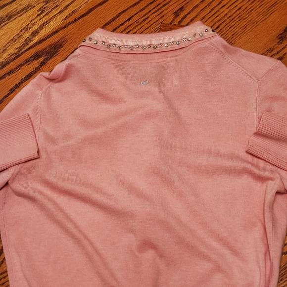 Escada,Sport fancy buttons and sequins, Ladies M sweater luscious color … - Picture 3 of 5